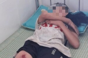 Nghệ An: Xe đạp điện mất lái lao xuống suối, 3 học sinh thương vong