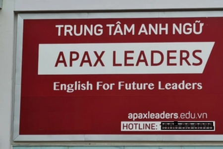 Trung tâm Anh ngữ Apax Leaders gửi lời xin lỗi khách hàng