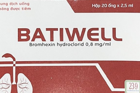 Thu hồi thuốc Batiwell trị nhiễm khuẩn đường hô hấp do vi phạm chất lượng mức độ 2