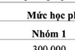 TP HCM thông qua mức học phí năm học 2022-2023