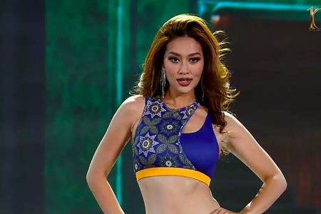 Thiên Ân bùng nổ nhan sắc tại bán kết Miss Grand International 2022