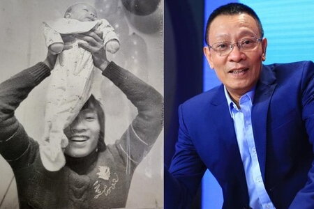 MC Lại Văn Sâm đăng bức ảnh hiếm thời còn làm 'bố bỉm' cách đây hơn 40 năm