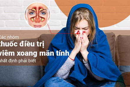 Các nhóm thuốc điều trị viêm xoang mãn tính nhất định phải biết