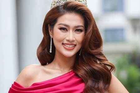 Chủ tịch Miss Grand International nói đang cân nhắc cho Thiên Ân vị trí Á hậu 5