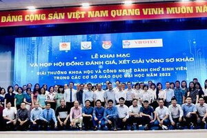 Bộ GD&ĐT trao giải thưởng Khoa học và công nghệ dành cho sinh viên trong tháng 12