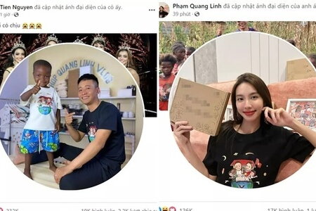 Thùy Tiên và Quang Linh Vlog đổi avatar hình nhau khiến fans không khỏi phấn khích