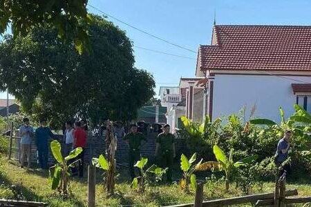 Án mạng kinh hoàng ở Quảng Ninh: Chém hàng xóm tử vong, lấy chăn trùm kín thi thể, rồi đi tự thú