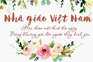 Những câu chúc hay lời chúc ý nghĩa nhân ngày Nhà giáo Việt Nam 20/11/2022