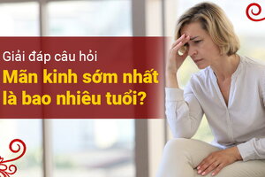 Giải đáp câu hỏi “Mãn kinh sớm nhất là bao nhiêu tuổi?”