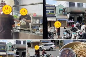 Bị 'bom' 13 suất bún bò, chủ quán phát miễn phí cho cô chú bán vé số, người già đi qua đường
