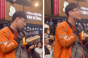Shipper gây 'sốt' khi nói tiếng Pháp tại sự kiện sách đăng ký học trở lại, xin ngừng nhận ủng hộ