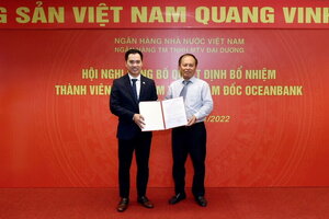 Ông Trần Trung Dũng giữ chức Tổng Giám đốc OceanBank