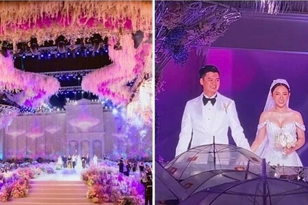Lóa mắt trước siêu đám cưới 100 tỷ của con gái đại gia Kiên Giang