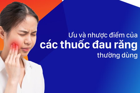 Ưu và nhược điểm của các thuốc đau răng thường dùng