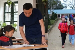 Ngôi trường 17 năm không có giáo viên nữ và tâm sự của người thầy