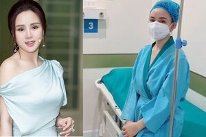 Vừa tái xuất, Vy Oanh đã khiến khán giả lo lắng khi nằm trên bàn phẫu thuật