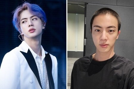 Jin (BTS) cắt tóc húi cua, sẵn sàng nhập ngũ vào ngày mai 13/12