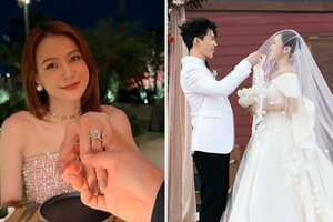 Diệu Nhi - Sam 'chốt đơn' thành công mỹ mãn sau khi bắt được hoa cưới