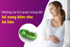 Những vai trò quan trọng khi bổ sung kẽm cho bà bầu 
