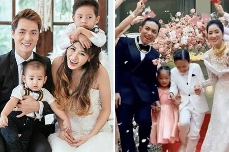 Những sao Việt có con rồi mới cưới, hạnh phúc vì khoảnh khắc trọng đại có 'cục cưng' chứng kiến