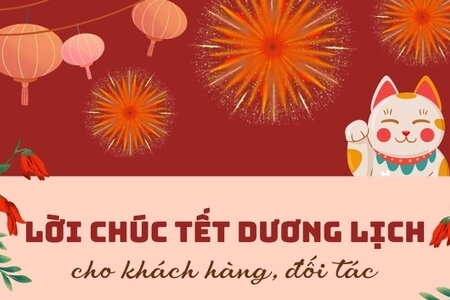 Lời chúc mừng năm mới -Tết Dương Lịch 2023 cho khách hàng, đối tác hay nhất