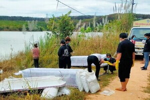 Hai anh em ruột bị đuối nước trong lúc cho cá ăn ở đập thuỷ lợi