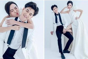 Chùm ảnh cưới 'lầy lội' giờ mới hé lộ của Diệu Nhi và Anh Tú