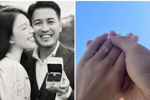 Linh Rin và em chồng tỷ phú Hà Tăng kỷ niệm một năm đính hôn