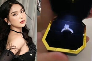 Hết tặng xế hộp đắt tiền, Ngọc Trinh giờ còn tặng cả nhẫn kim cương cho trợ lý thay quà tết