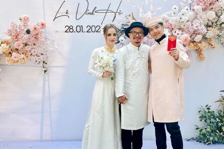 Rapper Hà Lê tổ chức hôn lễ tràn ngập sắc màu với bạn gái kém 13 tuổi