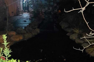 Hai cháu bé tử vong thương tâm trong hồ cá koi nhà hàng xóm