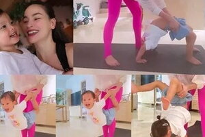 Sao Việt khoe ảnh các nhóc tỳ tập yoga vô cùng điêu luyện khiến ai nấy cũng trầm trồ ngưỡng mộ