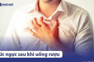 Tức ngực sau khi uống rượu do nguyên nhân gì? Điều trị ra sao?