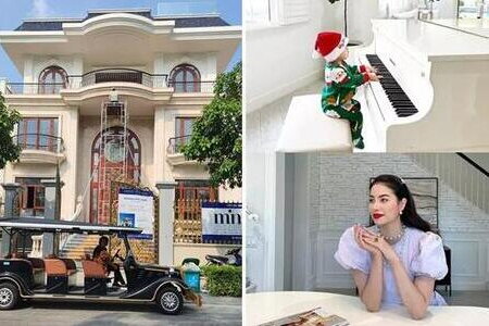 Choáng ngợp trước nhà mới hoành tráng của 2 nghệ sĩ tên Hương