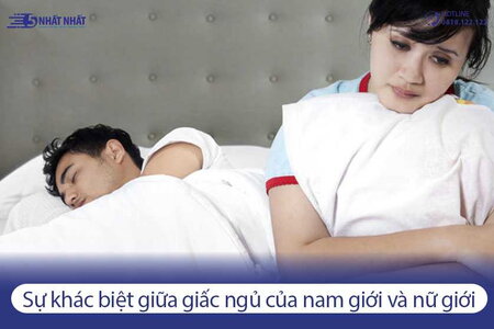 Sự khác biệt giữa giấc ngủ của nam giới và nữ giới