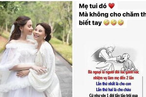 Hồ Ngọc Hà biết ơn mẹ ruột gánh vác nhiệm vụ làm mẹ đến hai lần, 1 là cho con, 2 là cho cháu