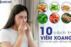 10 cách trị viêm xoang tại nhà đơn giản, dễ thực hiện