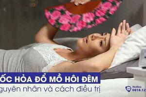 Bốc hỏa đổ mồ hôi đêm: Nguyên nhân và cách điều trị