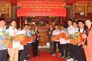 Hà Nội dẫn đầu cả nước trong kỳ thi học sinh giỏi quốc gia 2023