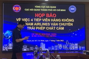 Họp báo thông tin vụ nhiều nữ tiếp viên Vietnam Airlines vận chuyển ma túy