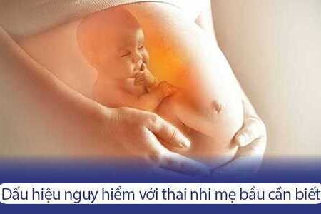 Những dấu hiệu nguy hiểm với thai nhi mẹ bầu cần biết