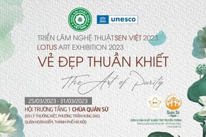 Triển lãm “Nghệ thuật Sen Việt 2023” chữa lành tâm hồn, lan tỏa thông điệp hòa bình