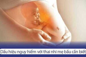 Những dấu hiệu nguy hiểm với thai nhi mẹ bầu cần biết