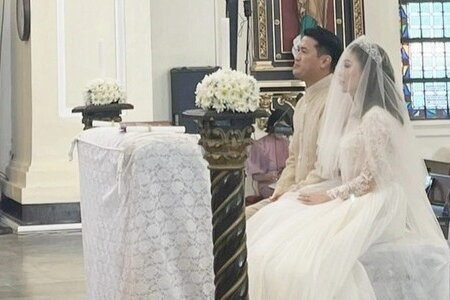 Phillip Nguyễn và Linh Rin trong lễ đường tại Philippines, 'Cô dâu mới' nghẹn ngào xúc động