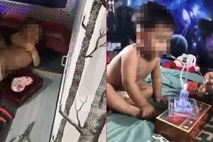Xác minh clip bé trai 2 tuổi được cho là bị hành hạ, ép hút ma túy đá gây xôn xao mạng xã hội