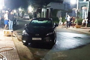 Vụ xe Camry cháy ở Bình Phước: Nạn nhân đổ xăng tự đốt