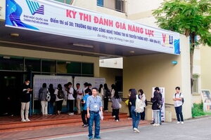 5.300 thí sinh miền Trung – Tây Nguyên dự thi đánh giá năng lực của Đại học Quốc gia TP HCM