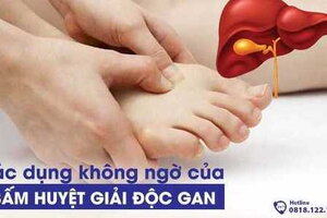 Tác dụng không ngờ của bấm huyệt giải độc gan