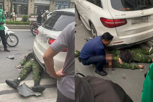 Bắt tài xế taxi tông tử vong bảo vệ Vinhomes Ocean Park do bị nhắc đỗ ô tô sai quy định