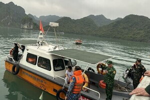 Đã tìm thấy 4/5 nạn nhân trong vụ rơi máy bay trực thăng trên biển